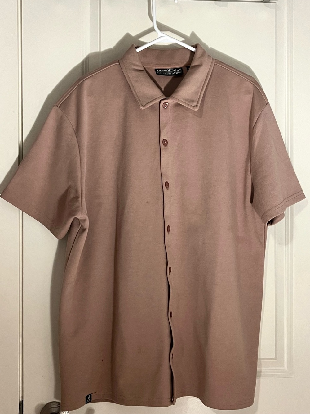 Dusty Pink Men’s Button Down Polo